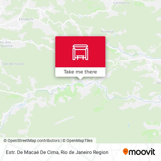 Estr. De Macaé De Cima map