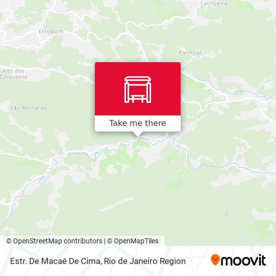Estr. De Macaé De Cima map