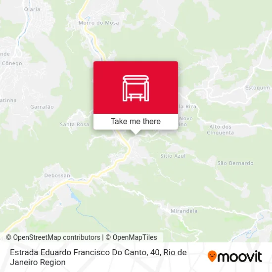 Estrada Eduardo Francisco Do Canto, 40 map