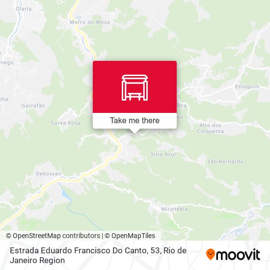 Estrada Eduardo Francisco Do Canto, 53 map
