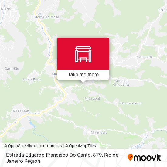 Estrada Eduardo Francisco Do Canto, 879 map