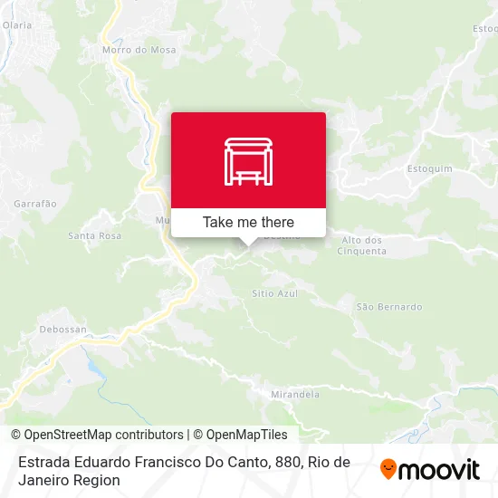 Estrada Eduardo Francisco Do Canto, 880 map