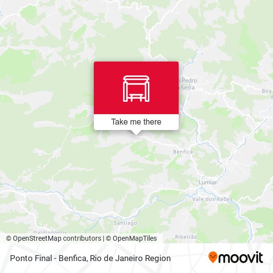 Ponto Final - Benfica map