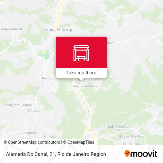 Alameda Do Canal, 21 map