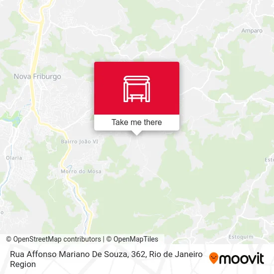 Rua Affonso Mariano De Souza, 362 map