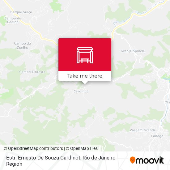 Estr. Ernesto De Souza Cardinot map
