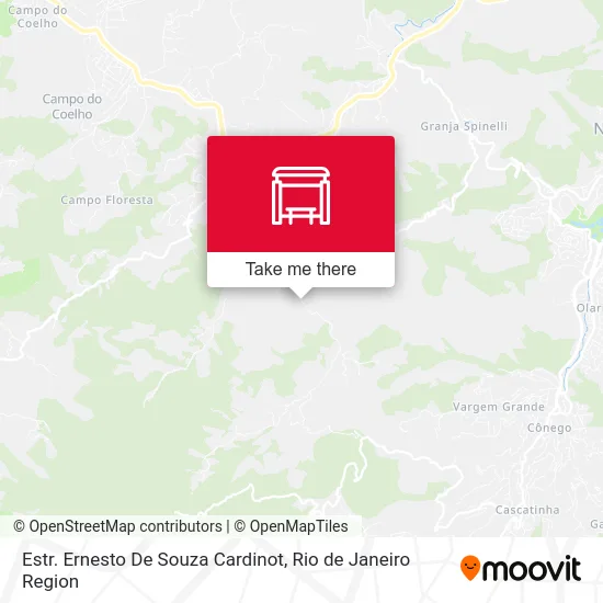 Estr. Ernesto De Souza Cardinot map