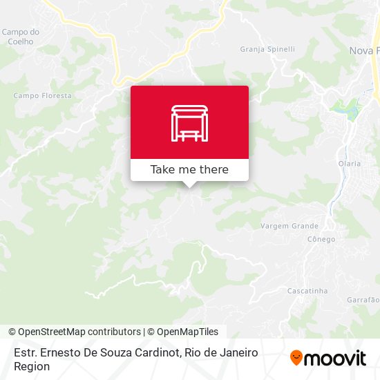 Estr. Ernesto De Souza Cardinot map