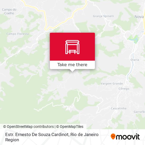 Estr. Ernesto De Souza Cardinot map