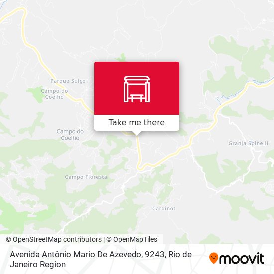 Avenida Antônio Mario De Azevedo, 9243 map