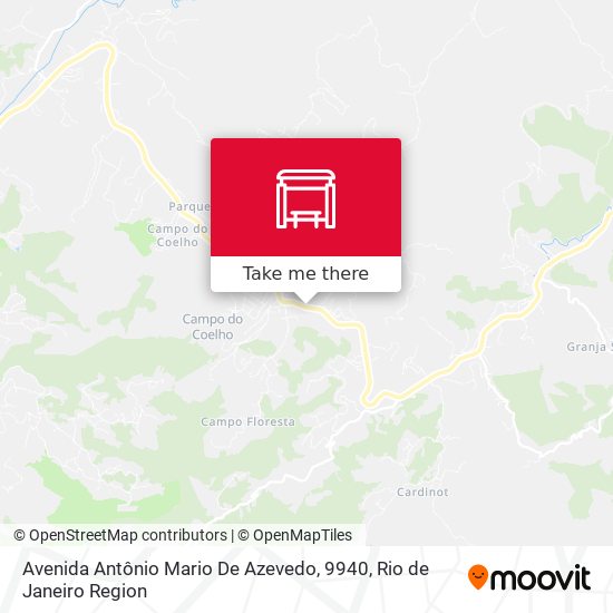 Avenida Antônio Mario De Azevedo, 9940 map