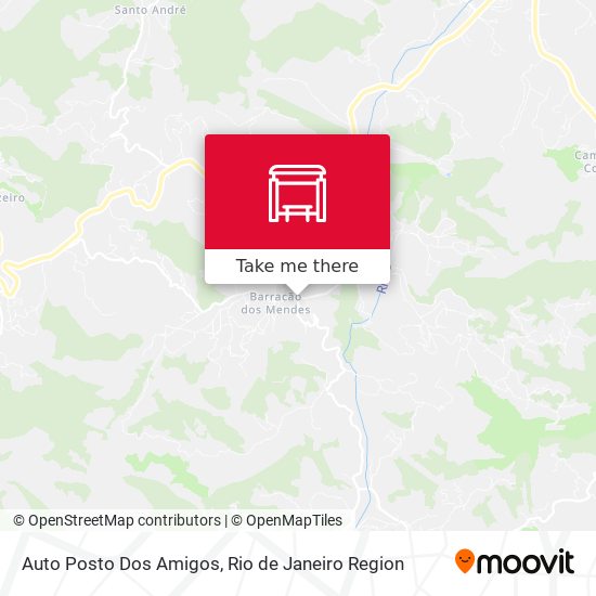 Auto Posto Dos Amigos map