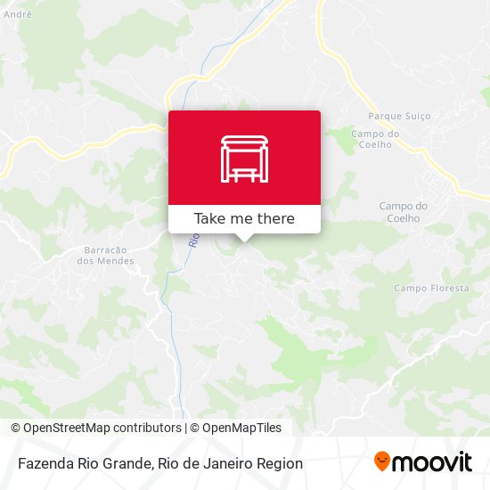 Fazenda Rio Grande map