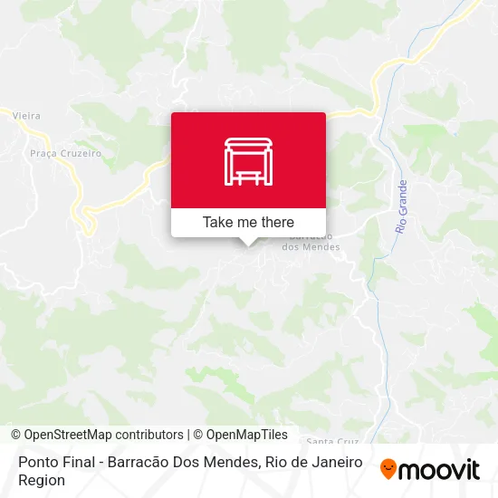 Ponto Final - Barracão Dos Mendes map