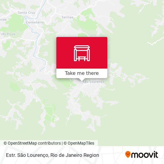 Estr. São Lourenço map