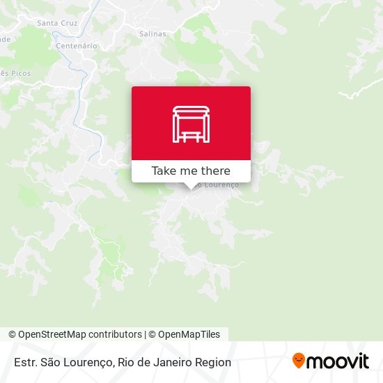 Estr. São Lourenço map