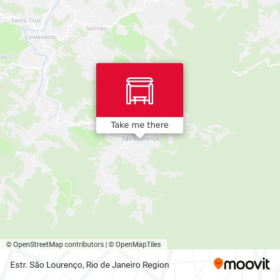 Estr. São Lourenço map