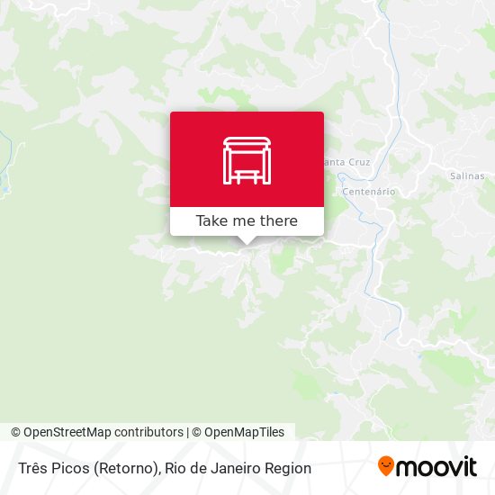 Três Picos (Retorno) map