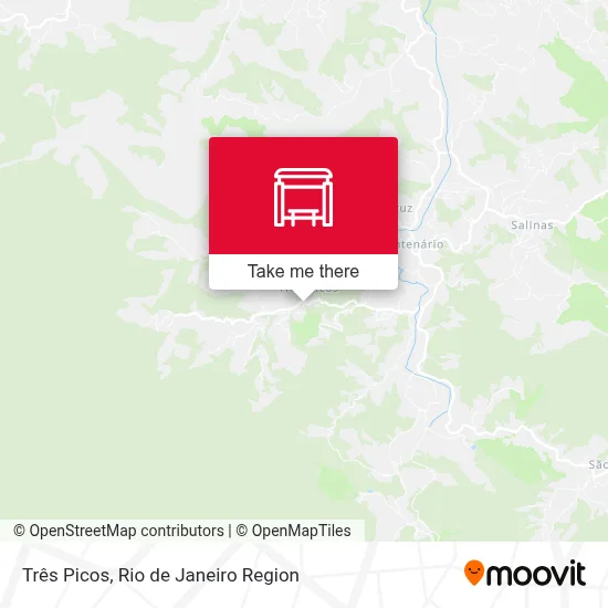 Três Picos map