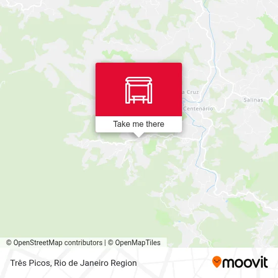 Três Picos map