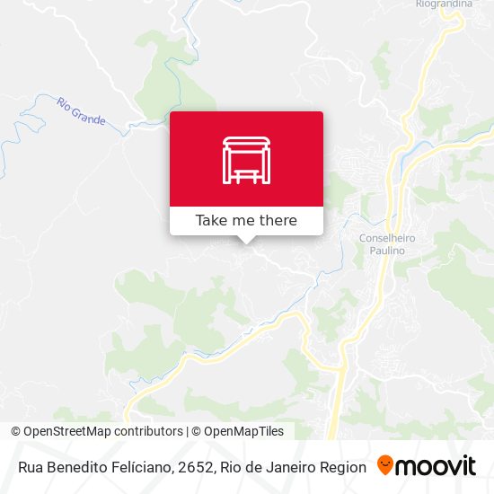 Mapa Rua Benedito Felíciano, 2652