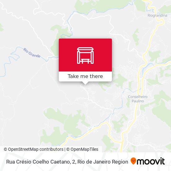 Rua Crésio Coelho Caetano, 2 map