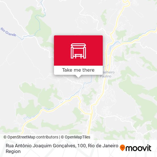 Rua Antônio Joaquim Gonçalves, 100 map
