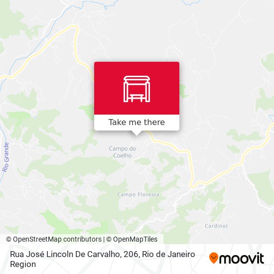 Rua José Lincoln De Carvalho, 206 map