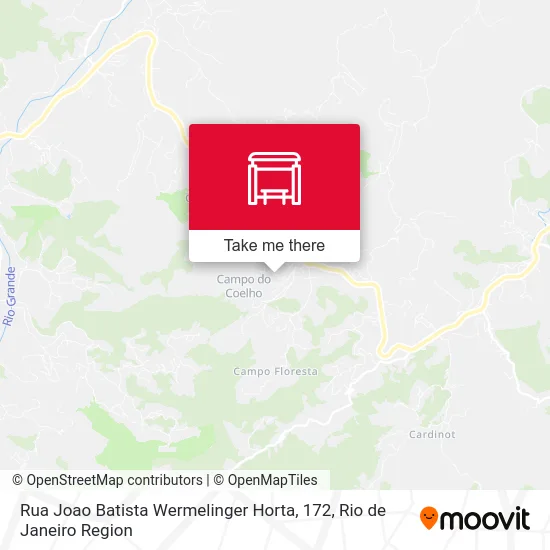 Rua Joao Batista Wermelinger Horta, 172 map