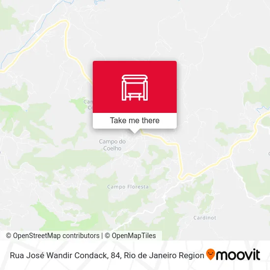 Rua José Wandir Condack, 84 map