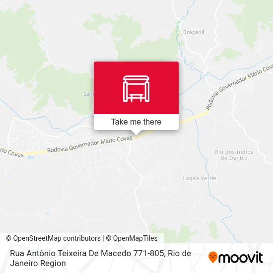 Rua Antônio Teixeira De Macedo 771-805 map