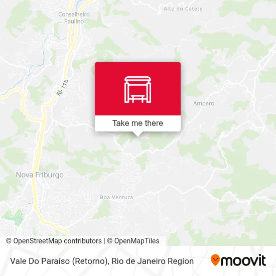 Vale Do Paraíso (Retorno) map