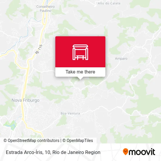 Estrada Arco-Íris, 10 map