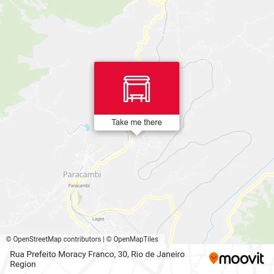 Rua Prefeito Moracy Franco, 30 map