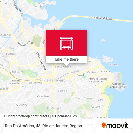 Rua Da América, 48 map