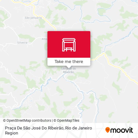 Praça De São José Do Ribeirão map