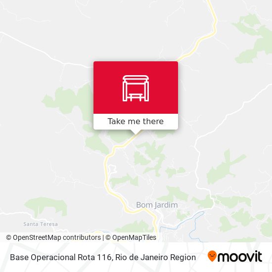 Base Operacional Rota 116 map