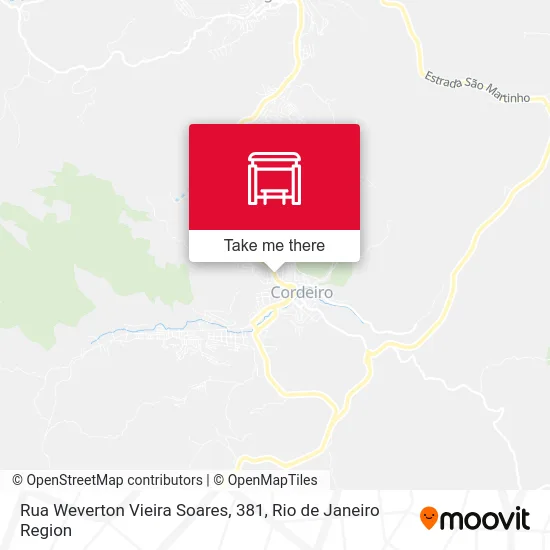 Rua Weverton Vieira Soares, 381 map