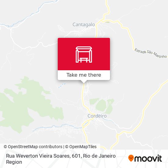 Rua Weverton Vieira Soares, 601 map