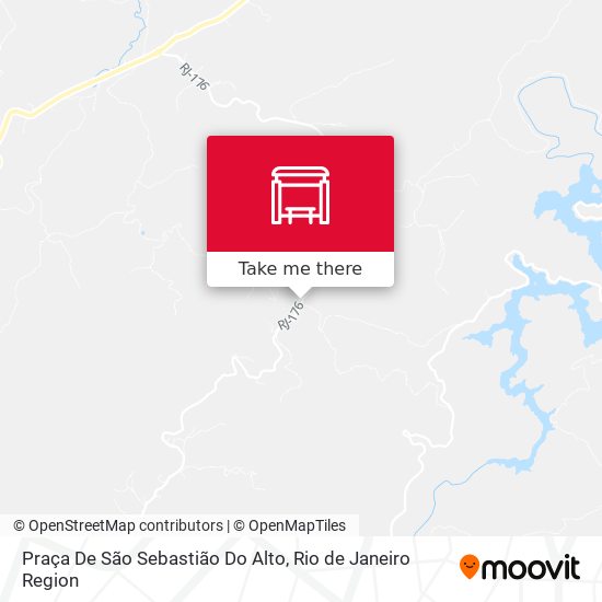 Praça De São Sebastião Do Alto map