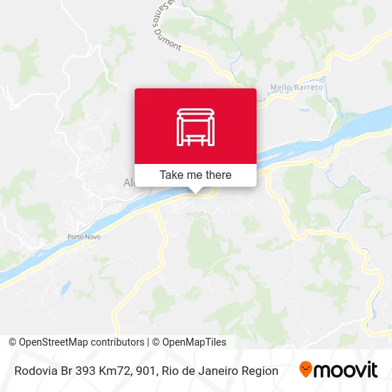 Rodovia Br 393 Km72, 901 map