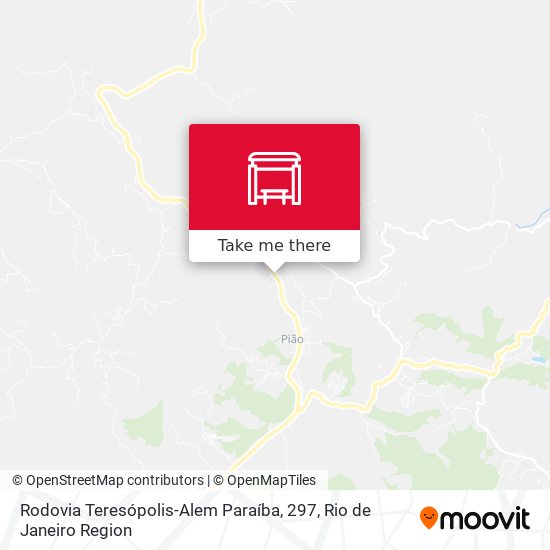 Rodovia Teresópolis-Alem Paraíba, 297 map