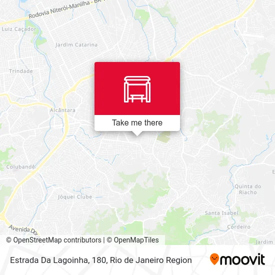 Estrada Da Lagoinha, 180 map