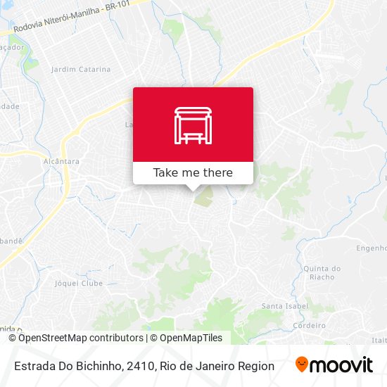 Estrada Do Bichinho, 2410 map