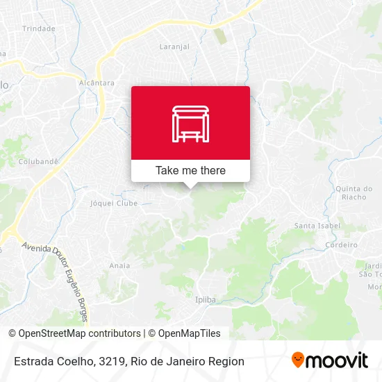 Estrada Coelho, 3219 map