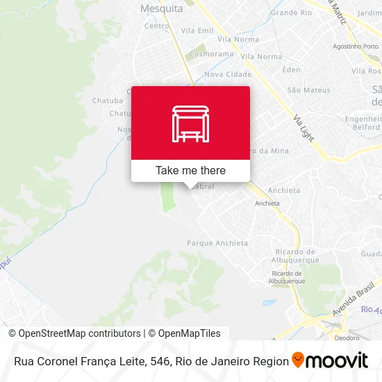Rua Coronel França Leite, 546 map