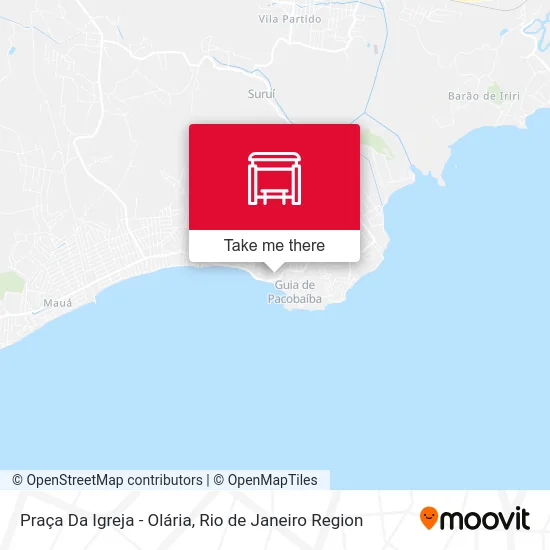 Praça Da Igreja - Olária map