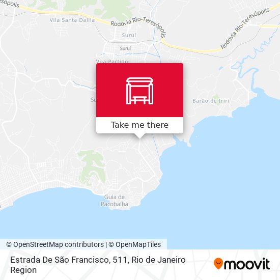 Estrada De São Francisco, 511 map