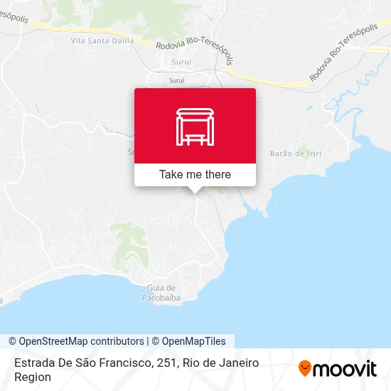 Estrada De São Francisco, 251 map