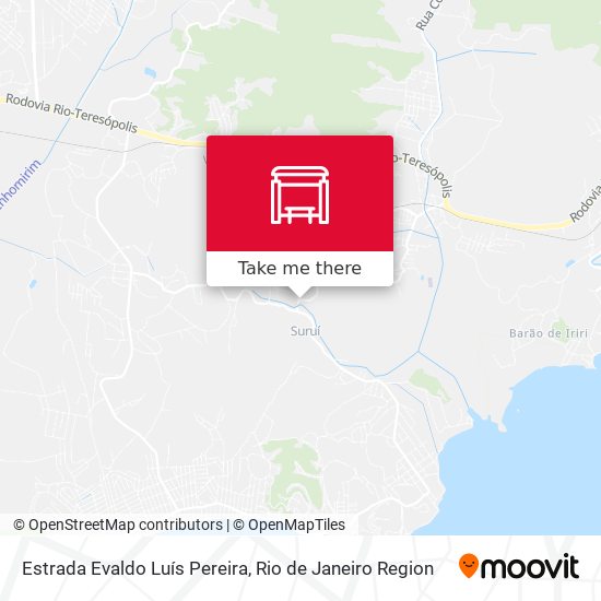 Estrada Evaldo Luís Pereira map